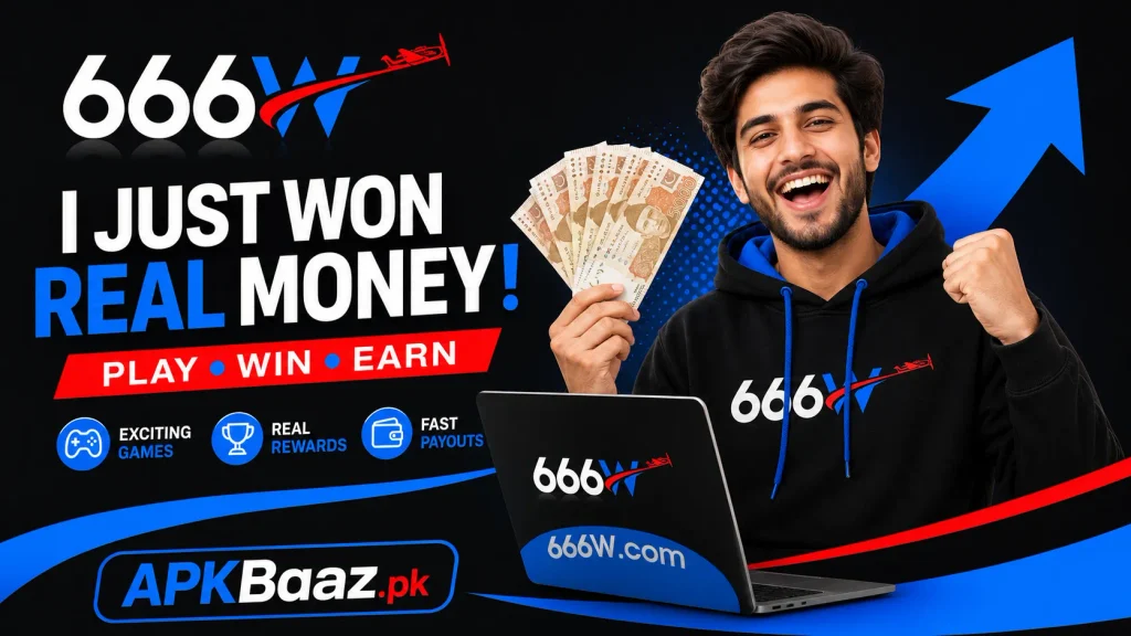 666W Game APK home screen on Android