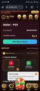 BN786 Game APK Download (Rogister/Login) 2026 3